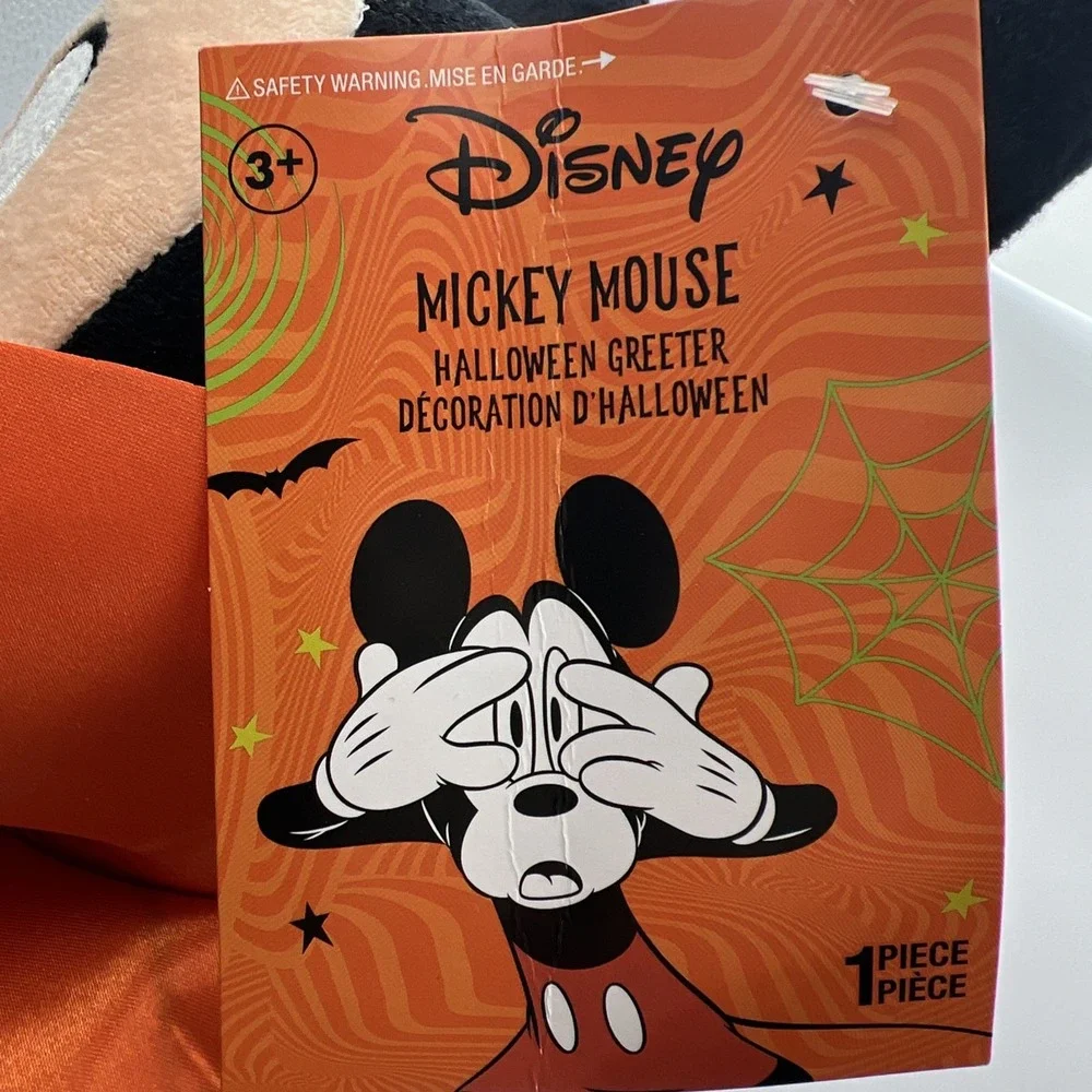 Disney Mickey Mouse Vampire & Minnie Mouse Witch Halloween 20 Inch Door Greeters